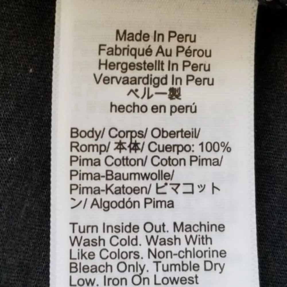 J. Crew Slim Fit Pima Cotton T-Shirt Size Medium Black NWOT‎ $45 BY407 - Picture 4 of 4